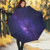 Dark Purple Milky Way Galaxy Space Print Foldable Umbrella