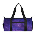 Dark Purple Milky Way Galaxy Space Print Gym Bag