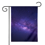 Dark Purple Milky Way Galaxy Space Print House Flag