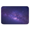 Dark Purple Milky Way Galaxy Space Print Indoor Door Mat