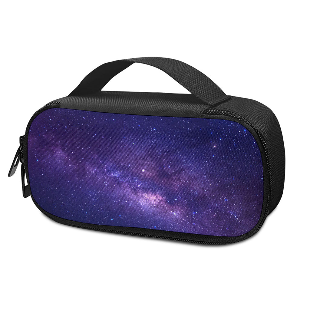 Dark Purple Milky Way Galaxy Space Print Insulin Cooler Travel Case