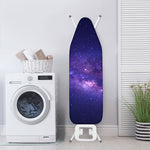 Dark Purple Milky Way Galaxy Space Print Ironing Board Cover