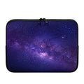 Dark Purple Milky Way Galaxy Space Print Laptop Sleeve