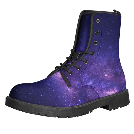 Dark Purple Milky Way Galaxy Space Print Backpack