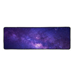 Dark Purple Milky Way Galaxy Space Print Long Kitchen Mat