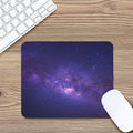 Dark Purple Milky Way Galaxy Space Print Mouse Pad