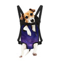 Dark Purple Milky Way Galaxy Space Print Pet Carrier Backpack