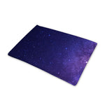 Dark Purple Milky Way Galaxy Space Print Pet Cooling Mat Cover