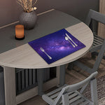 Dark Purple Milky Way Galaxy Space Print Placemat