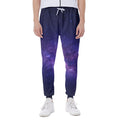 Dark Purple Milky Way Galaxy Space Print Joggers