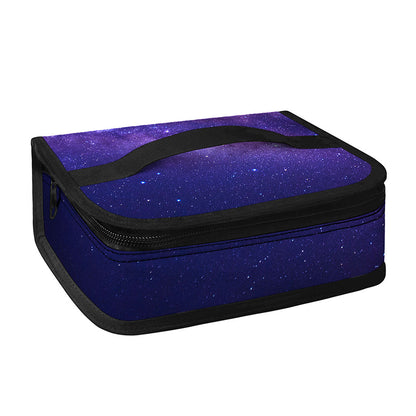 Dark Purple Milky Way Galaxy Space Print Small Lunch Bag