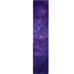 Dark Purple Milky Way Galaxy Space Print Table Runner