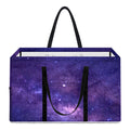 Dark Purple Milky Way Galaxy Space Print Utility Tote Bag
