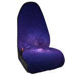 Dark Purple Milky Way Galaxy Space Print Waterproof Car Seat Cover