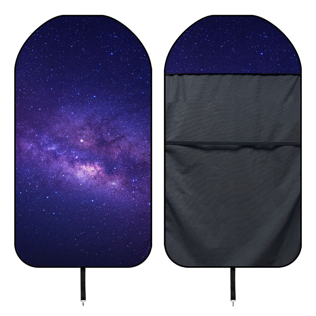 Dark Purple Milky Way Galaxy Space Print Waterproof Car Seat Cover