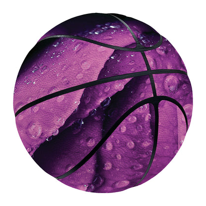 Dark Purple Rose Print Basketball