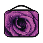 Dark Purple Rose Print Classic Bible Case