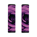 Dark Purple Rose Print Handle Covers