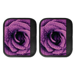Dark Purple Rose Print Handle Covers