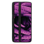 Dark Purple Rose Print Refrigerator Handle Covers