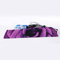 Dark Purple Rose Print Sports Towel