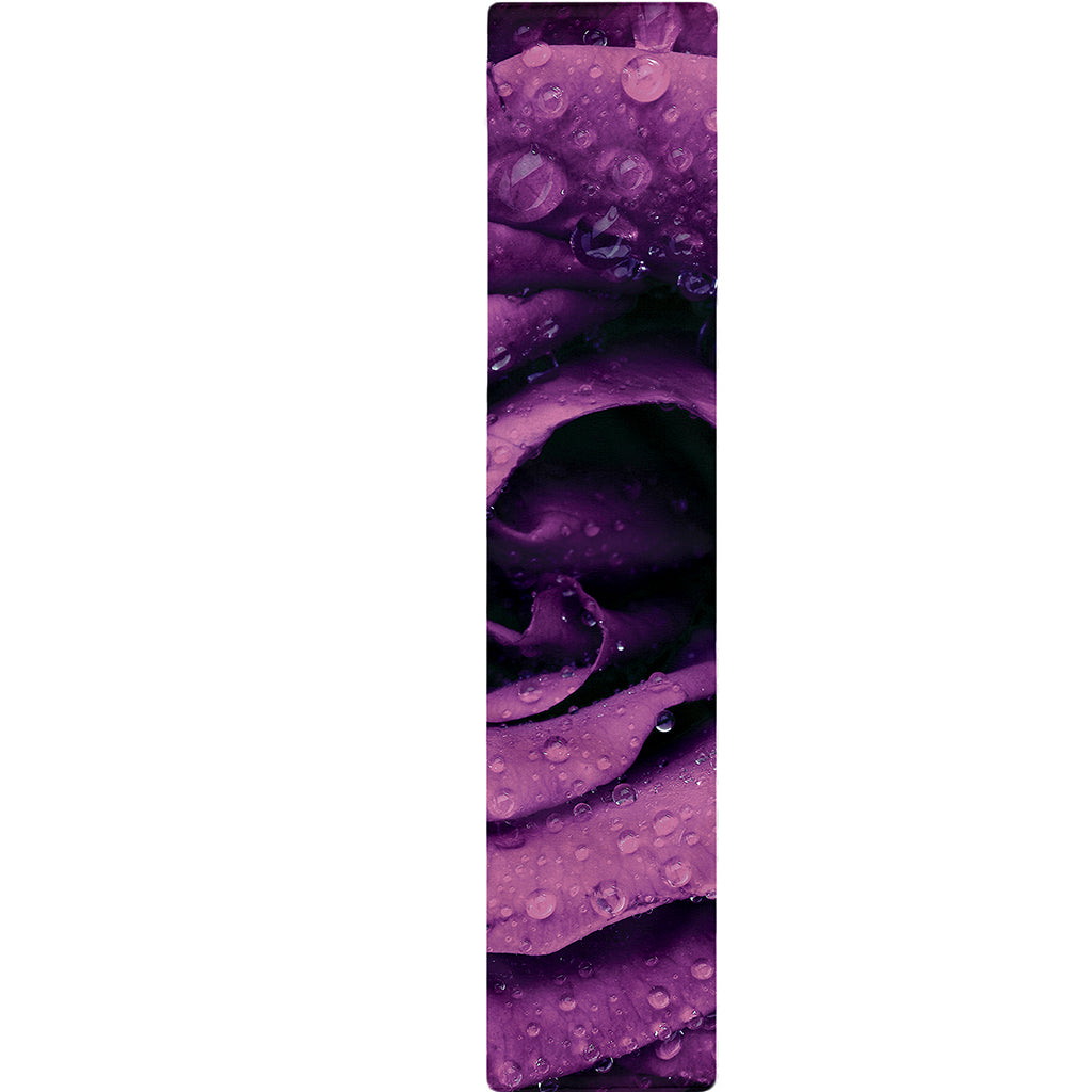 Dark Purple Rose Print Table Runner