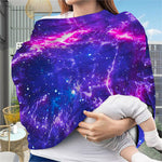 Dark Purple Universe Galaxy Space Print Baby Seat Cover