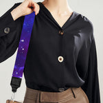 Dark Purple Universe Galaxy Space Print Bag Strap