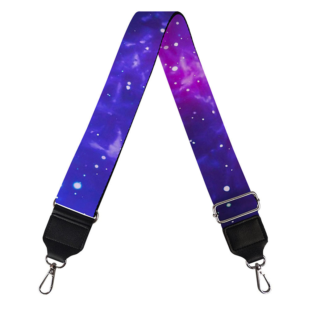 Dark Purple Universe Galaxy Space Print Bag Strap