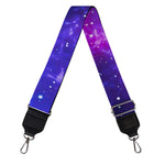 Dark Purple Universe Galaxy Space Print Bag Strap