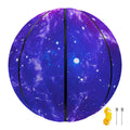 Dark Purple Universe Galaxy Space Print Basketball