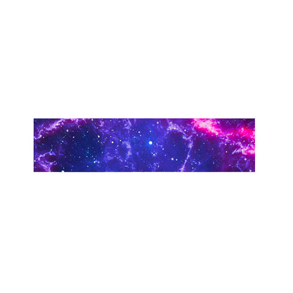 Dark Purple Universe Galaxy Space Print Bed Runner