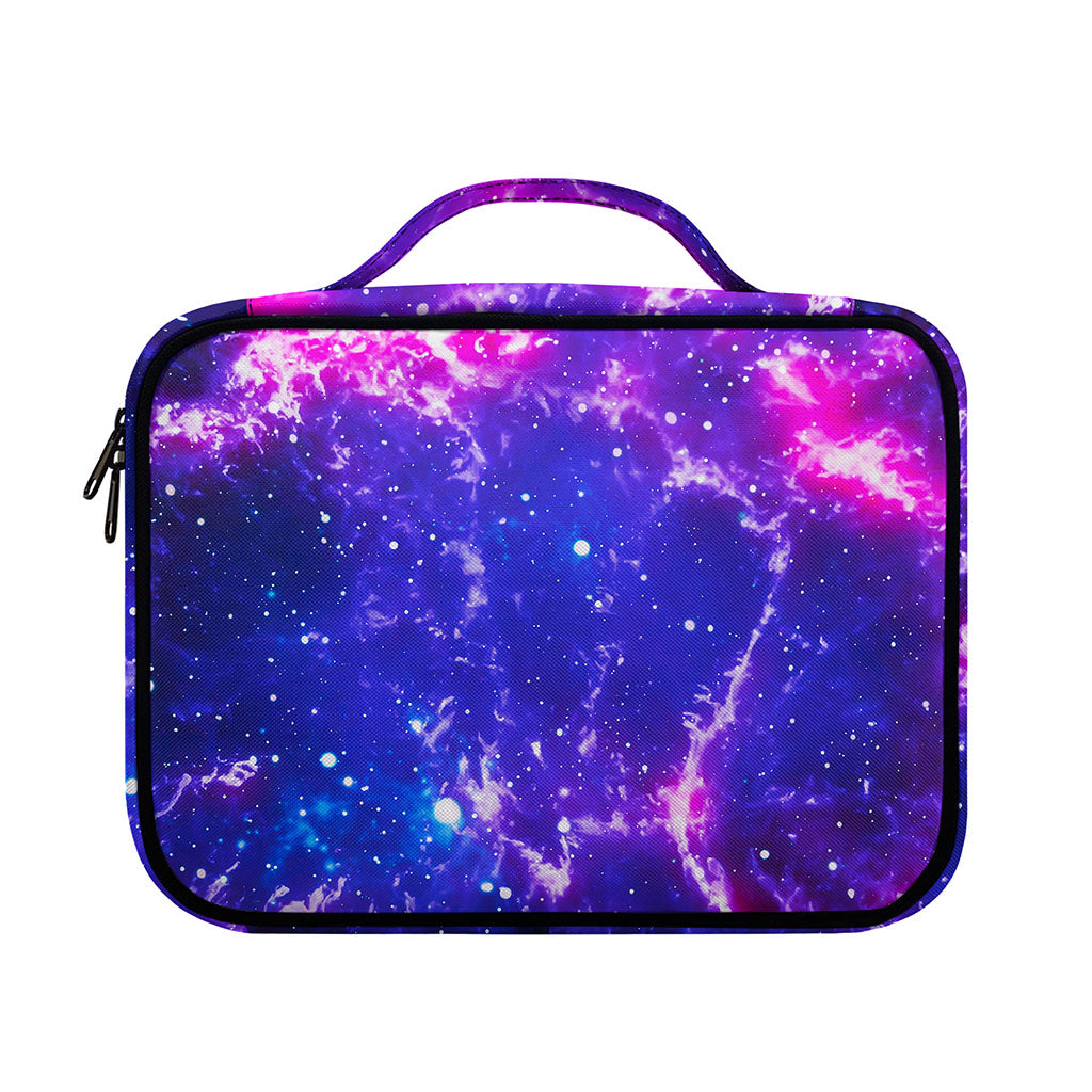 Dark Purple Universe Galaxy Space Print Briefcase Bible Bag