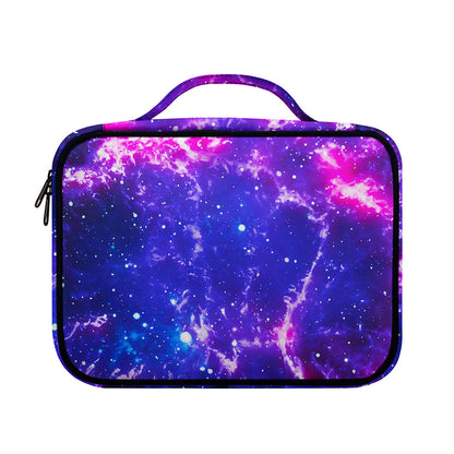 Dark Purple Universe Galaxy Space Print Briefcase Bible Bag