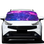 Dark Purple Universe Galaxy Space Print Car Windshield Snow Cover