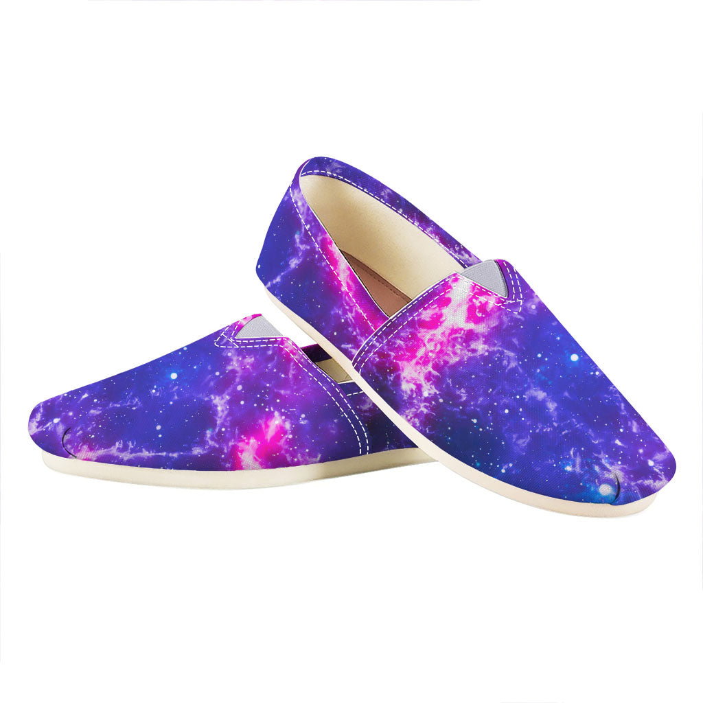 Dark Purple Universe Galaxy Space Print Casual Shoes