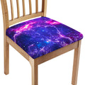 Dark Purple Universe Galaxy Space Print Chair Cushion Cover