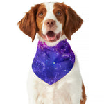 Dark Purple Universe Galaxy Space Print Dog Bandana
