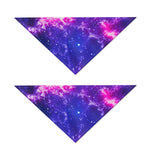Dark Purple Universe Galaxy Space Print Dog Bandana