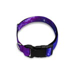 Dark Purple Universe Galaxy Space Print Dog Collar