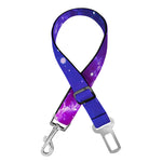 Dark Purple Universe Galaxy Space Print Dog Seat Belt