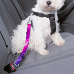 Dark Purple Universe Galaxy Space Print Dog Seat Belt