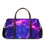 Dark Purple Universe Galaxy Space Print Duffle Bag