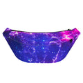Dark Purple Universe Galaxy Space Print Fanny Pack