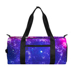 Dark Purple Universe Galaxy Space Print Gym Bag