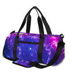 Dark Purple Universe Galaxy Space Print Gym Bag