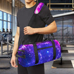 Dark Purple Universe Galaxy Space Print Gym Bag