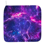 Dark Purple Universe Galaxy Space Print Hand Towel