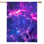Dark Purple Universe Galaxy Space Print House Flag
