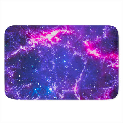 Dark Purple Universe Galaxy Space Print Indoor Door Mat